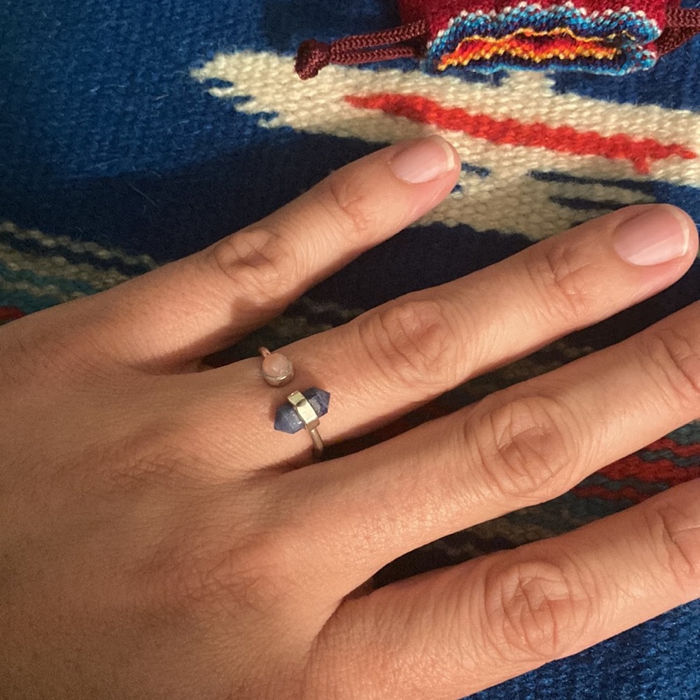 Beautiful, Adjustable Silver Ring With Sodalite &… - image 8